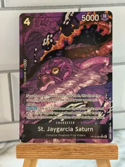 One Piece TCG St. Jaygarcia Saturn (Alternate Art) OP13-083 Carrying On His Will - Image 1