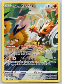 Galarian Zapdos SWSH283 (NM) - Sword & Shield Black Star Promo - Pokemon TCG - Image 1