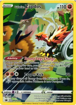 Pokemon TCG Galarian Zapdos SWSH283 SWSH: Sword & Shield Promo NM - Image 1