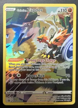 Pokemon Galarian Zapdos SWSH283 Sword & Shield Black Star Promo Holo Rare NM/M - Image 1