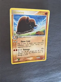 Pokemon TCG Piloswine 13/109 EX Team Rocket Returns Reverse Holo Stamped Rare LP - Image 4