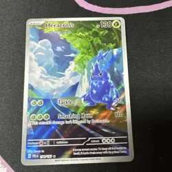 Pokemon Heracross 194/193 Paldea Evolved Illustration Rare LP - Image 1