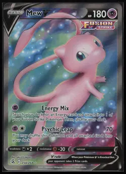 Mew V (Full Art) 250/264 NM - Pokemon SWSH08: Fusion Strike Ultra Rare - Image 1