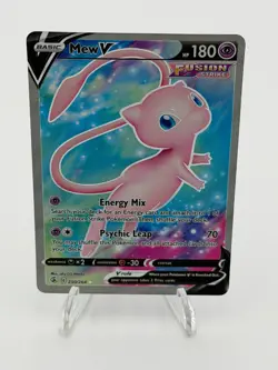 Mew V 250/264 - Full Art Ultra Rare - Fusion Strike - NM - Pokemon TCG - Image 1