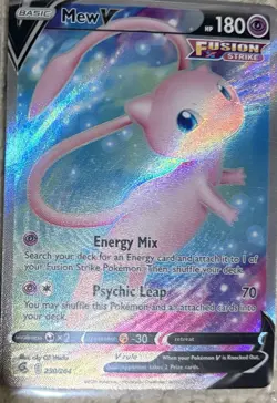 Near Mint Pokemon TCG Mew v 250/264 Fusion Strike - Image 1