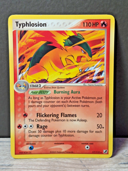 Pokemon Typhlosion 17/115 EX Unseen Forces Rare 2005 TCG Near Mint - Image 1