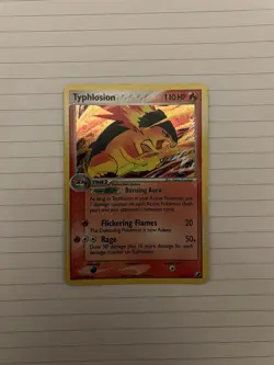 Typhlosion Rare Holo EX Unseen Forces 17/115 - NM-MN - Pokemon Tcg - Image 2