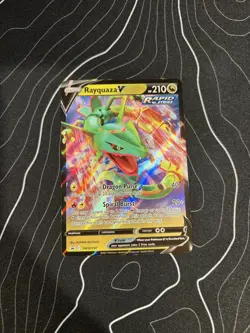 Pokemon Rayquaza V Sword & Shield Promo Holo Card SWSH147 - Image 1