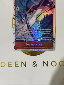 Boa Hancock OP12-014 SR ONE PIECE Tcg Card Game NM Red - Image 2