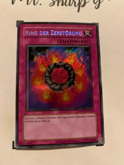 RING DER ZERSTORUNG - RP02-DE066 DEUTSCH Yu-Gi-Oh! CARD SECRET RARE HOLO TCG OCG - Image 4