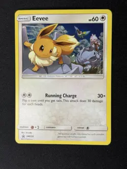 Pokemon Eevee SM235 Black Star Promo Holo Card Near Mint - Image 1