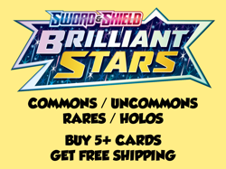 Pokemon TCG Sword & Shield Brilliant Stars Near Mint Singles Choose Your Card - Image 1