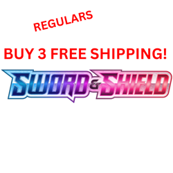 SWORD & SHIELD Pokemon TCG 1 - 202 - PICK YOUR OWN Regulars LP/NM 3+ FREE SHIP - Image 1