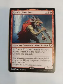 Krenko, Mob Boss Commander Masters Regular - Image 1