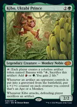Mint/Near-Mint, English - 1 x MTG Kibo, Uktabi Prince Jumpstart 2022 - Image 1