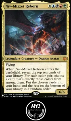 Niv-Mizzet, Reborn NM MTG WAR Tracked Fast Shipping - Image 1