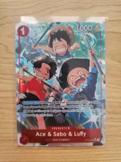 Ace & Sabo & Luffy (Alt Art) OP13-007 English Carrying On His Will One Piece - Image 1