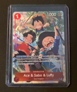 Ace & Sabo & Luffy - OP13-007 - Alt Art - English - One Piece TCG - Image 3