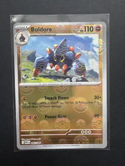 Pokemon TCG - S&V - White Flare - Boldore - 047/086 - Pokeball Reverse Holo - Image 1