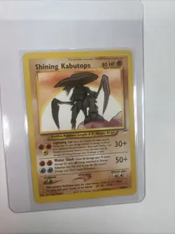 Pokemon TCG Shining Kabutops Holo Card Neo Destiny 108/105 Unlimited Secret Rare - Image 1