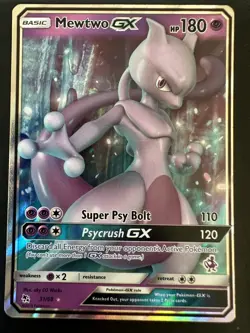 Mewtwo GX 31/68 Pokemon Hidden Fates Holo Ultra Rare - Image 1