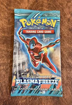 Pokemon Black & White Plasma Freeze Sleeved Booster Pack (Deoxys Art) Sealed R - Image 1