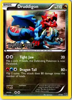 Pokemon tcg: Blister Exclusives Druddigon #017/020 - Holo - NM Promo .VO5 - Image 1