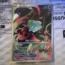2025 Pokemon Mega Evolutions Bulbasaur 133/132 Stamped Promo Sealed IR - Image 1
