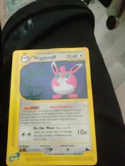Pokemon TCG Skyridge Wigglytuff 34/144 Non Holo Rare E-Series Vintage WOTC - Image 1