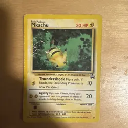 Pokemon Pikachu 27 WoTC Black Star Promo MP - Image 1