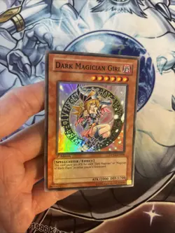 (MC1) Yu-Gi-Oh! Dark Magician Girl DPYG-EN008 Super Rare 1st Ed VLP - Image 2