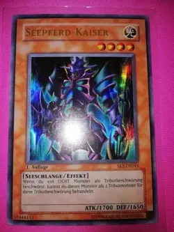 Yugioh Seepferd Kaiser 1. Auflage Ultra Rare SKE-015 Near Mint + - Image 1