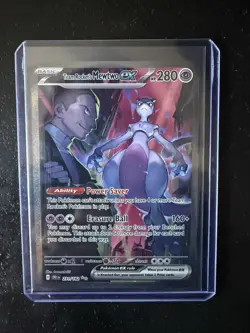 Team Rocket's Mewtwo ex 231/182 SIR - Pokemon Destined Rivals Scarlet Violet - Image 3