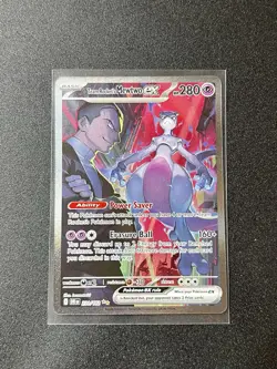 Team Rocket's Mewtwo ex 231/182 SIR - Pokemon Destined Rivals Scarlet Violet - Image 1