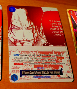 ONE PIECE ENGLISH CARD GAME HOLO CARTE IF I BOWED OP13-057 EN MINT - Image 1