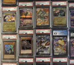 Huge Collection Of Pokemon 50 Graded Cards, Magic, One Piece, Yugioh, Digimon, - Image 3