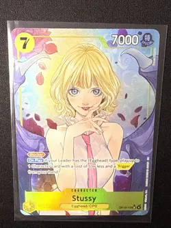 ONE PIECE CARD GAME TCG STUSSY alt art SR Carrying On His Will OP13-110 NM - Image 5