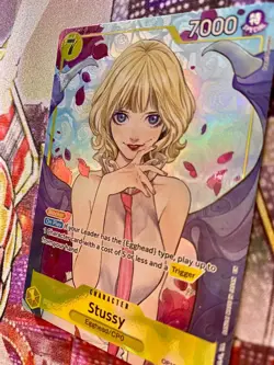 Stussy OP13-110 Alt Art SR Carrying on His Will ONE PIECE TCG English - Image 2