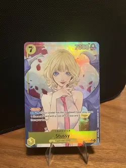 Stussy Alt Art OP13-110 SR Carrying on His Will ONE PIECE TCG - Image 1