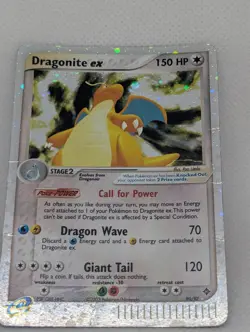 Dragonite ex 90/97 Dragon Holo Ultra Rare Pokemon TCG Nintendo e-reader vintage - Image 3
