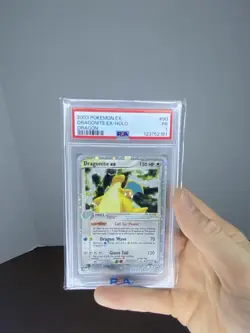 Pokemon TCG Dragonite EX Dragon 90/97 Holo Rare Card PSA 1 - Image 1