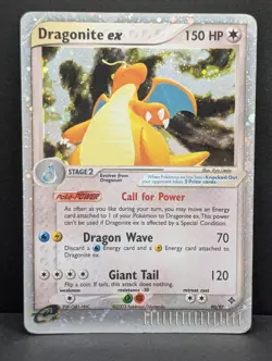 Dragonite ex 90/97 Dragon Holo Ultra Rare Pokemon TCG Nintendo e-reader HP - Image 1