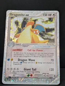 Dragonite ex 90/97 Dragon Holo Ultra Rare Pokemon TCG Nintendo e-reader HP - Image 3