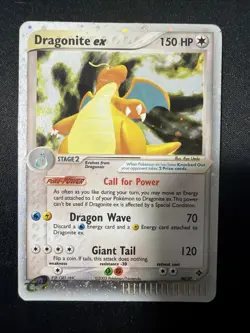 Pokemon TCG Dragonite ex Holo 90/97 EX Dragon Ultra Rare Vintage - Image 1