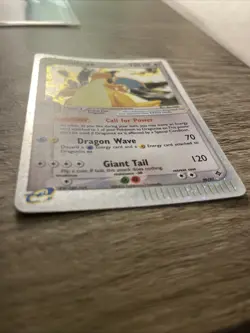 (LP) Pokemon TCG Dragonite EX Dragon 2003 Holo Rare E-Series Card 90/97 - Image 3