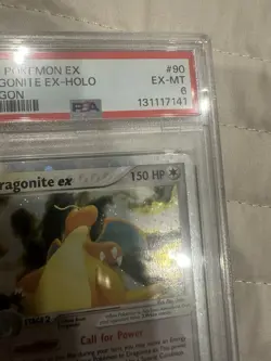 Pokemon TCG Dragonite EX 90/97 Ultra Rare Holo Card PSA 6 - Image 3