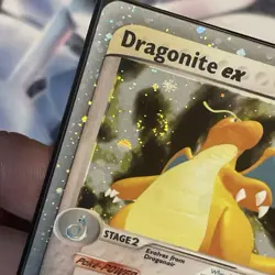 *Damaged* Pokemon TCG Dragonite ex Holo 90/97 EX Dragon Ultra Rare Vintage - Image 2