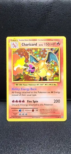 Pokemon TCG Charizard 11/108 2016 XY Evolutions Holo Card LP/NM Condition - Image 1