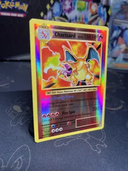🔥 Pokemon TCG XY Evolutions Charizard 11/108 Reverse Holo LP 🔥 - Image 2
