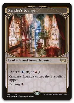 Xander's Lounge (Showcase) #358 (NM) Streets New Capenna SNC Magic MTG - Image 1